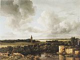 Landscape with Church and Ruined Castle by Jacob van Ruisdael